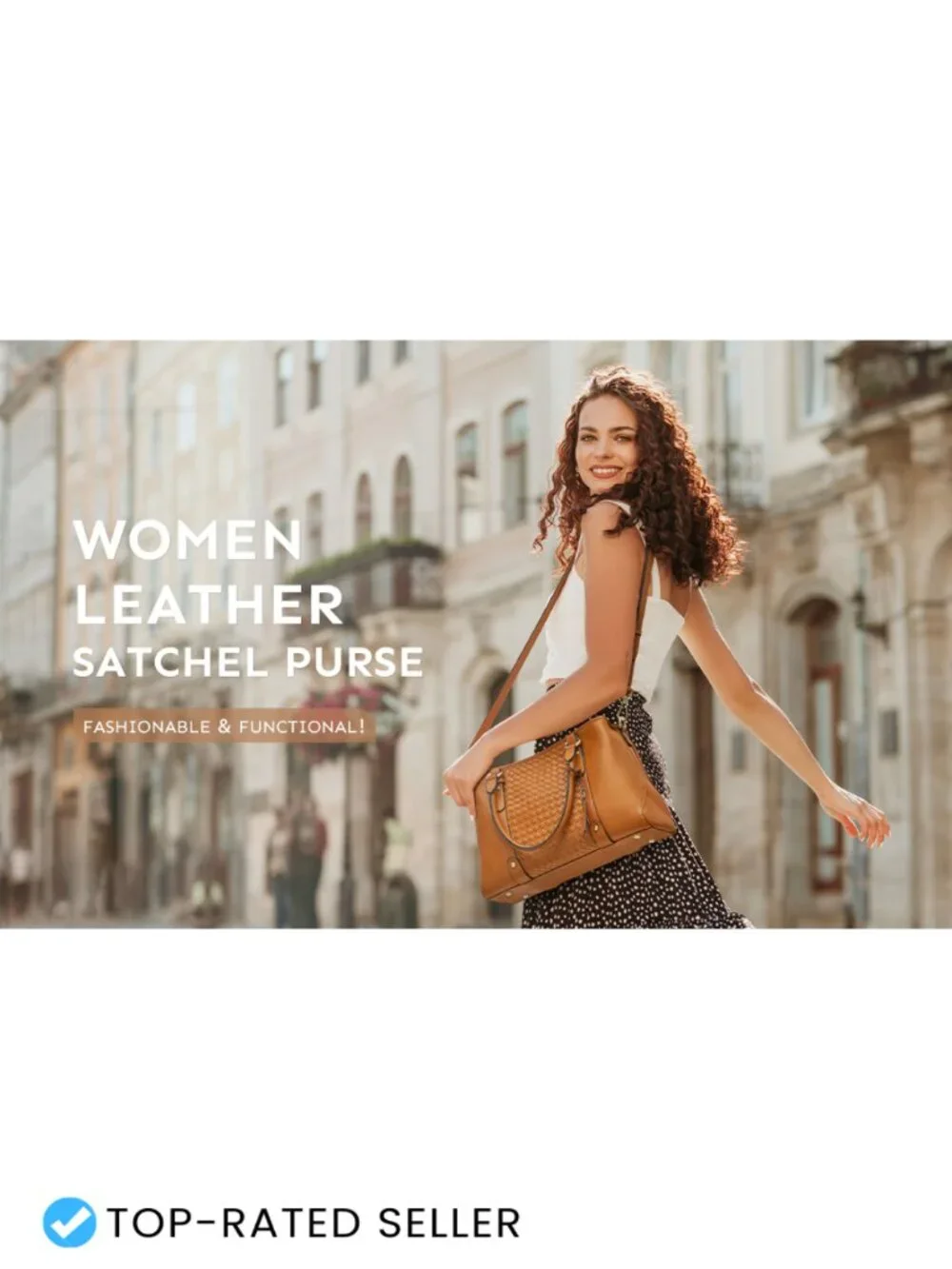 Genuine Leather Satchel Crossbody Woven Hobo Bag Adjustable Strap